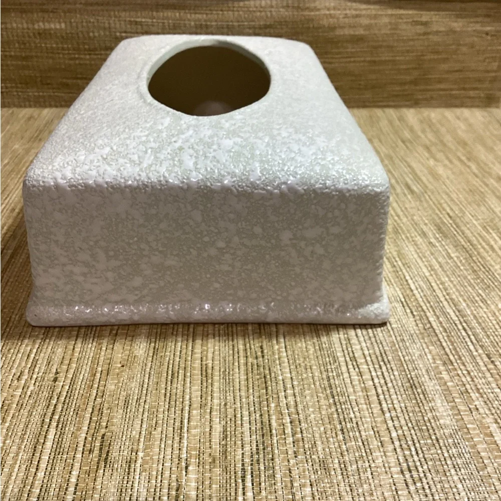Vintage Stangl Pottery Splatterware Rectangular Tissue Box Cover